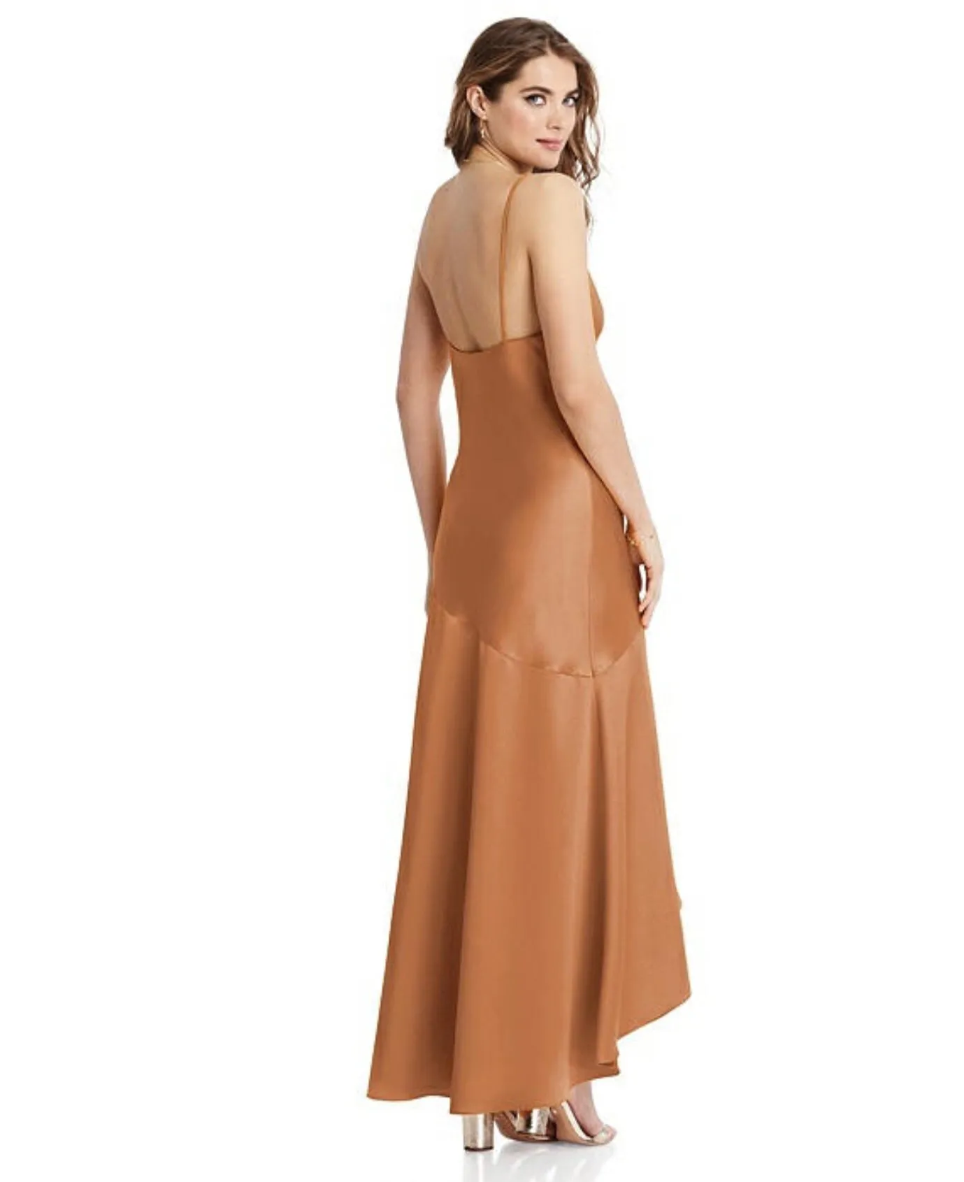 2020 Lovely Asymmetrical Drop Waist High-Low Slip Dress - Devon