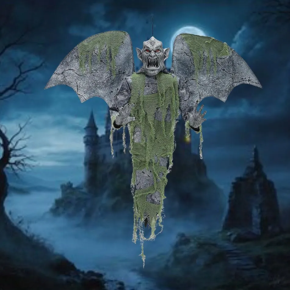 40" Hanging Gargoyle Prop Halloween Decoration