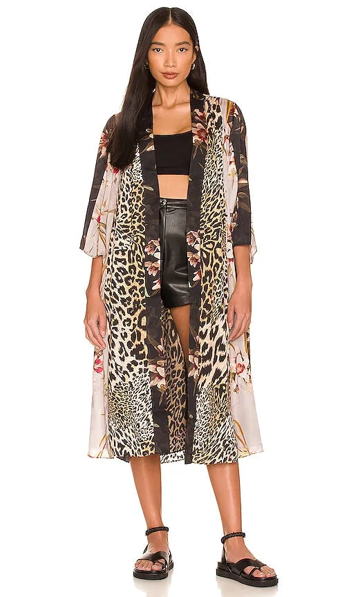 ALLSAINTS Elsa Kuroyuri Kimono in Black