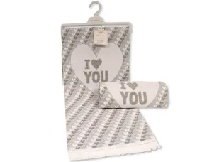 Baby Acrylic Hanger Shawl - I Love You - Bw-110-415