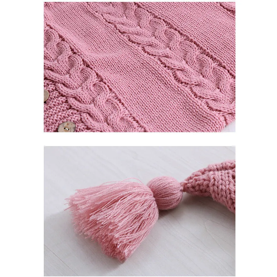 Baby Winter wrap with  tassel