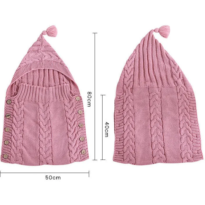 Baby Winter wrap with  tassel