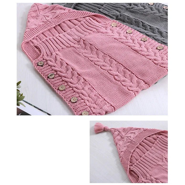 Baby Winter wrap with  tassel