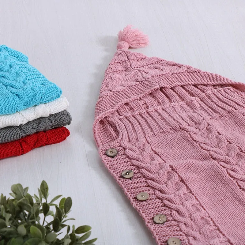 Baby Winter wrap with  tassel