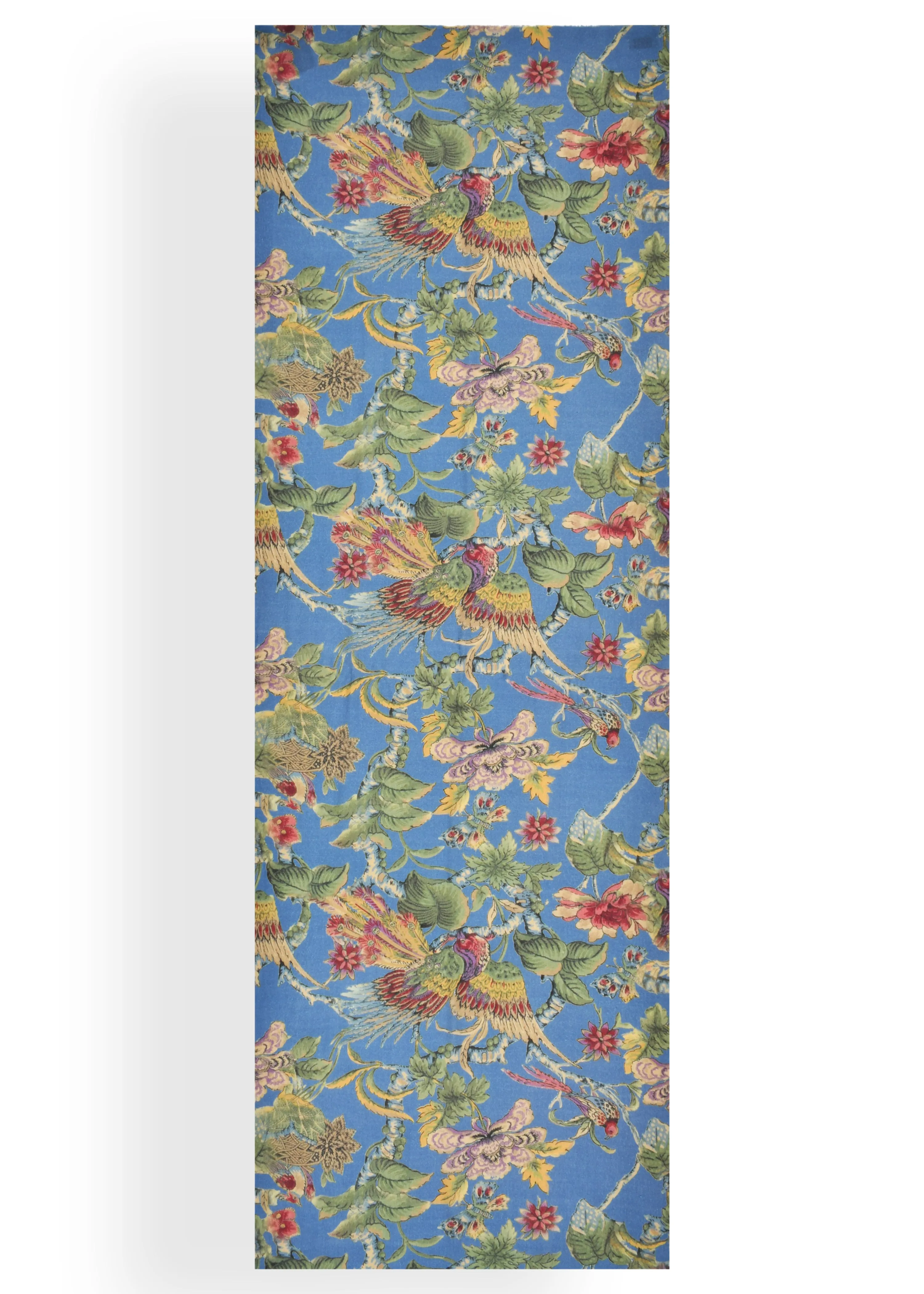 Bird Print Stole in Shahbano Twill