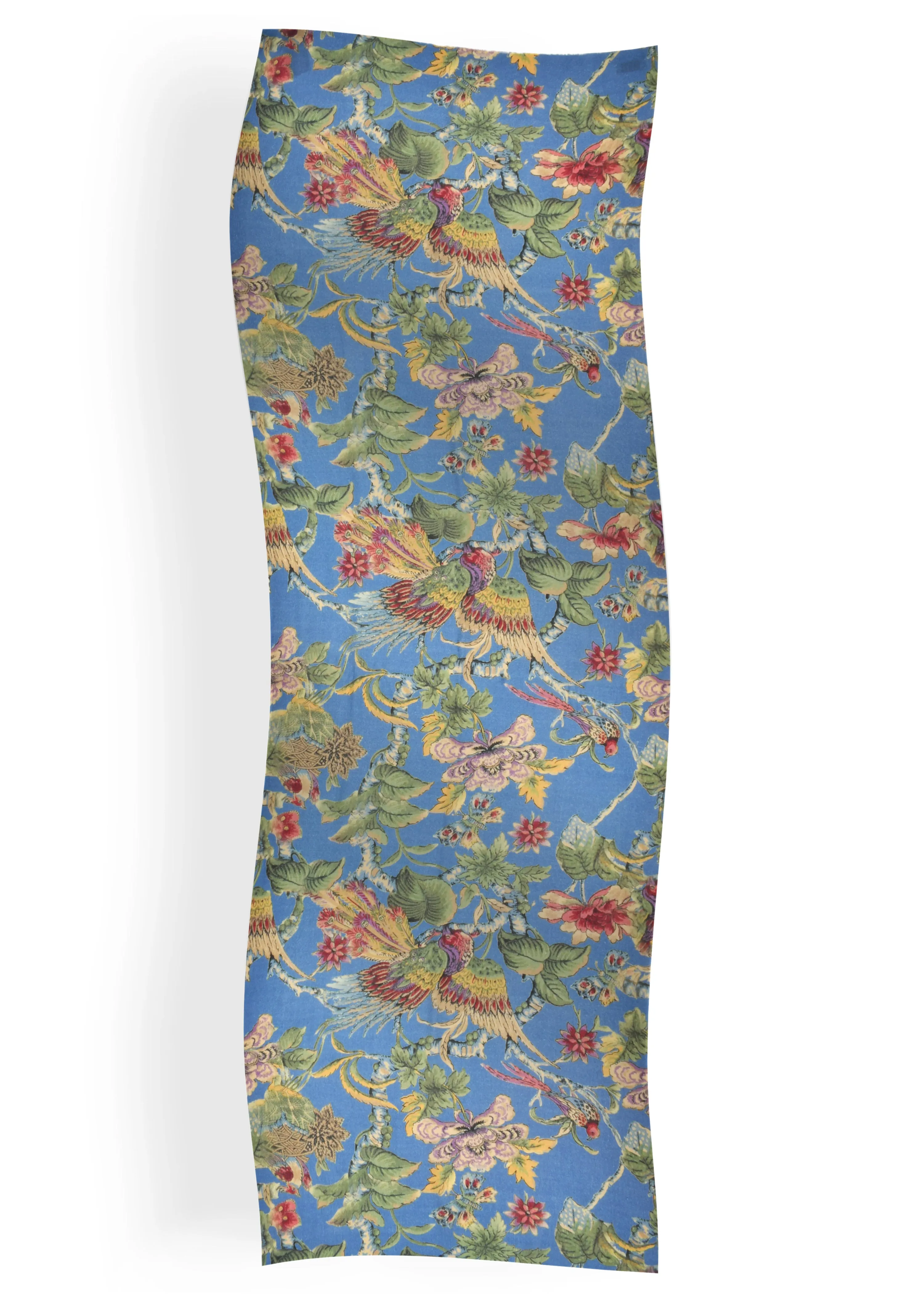 Bird Print Stole in Shahbano Twill
