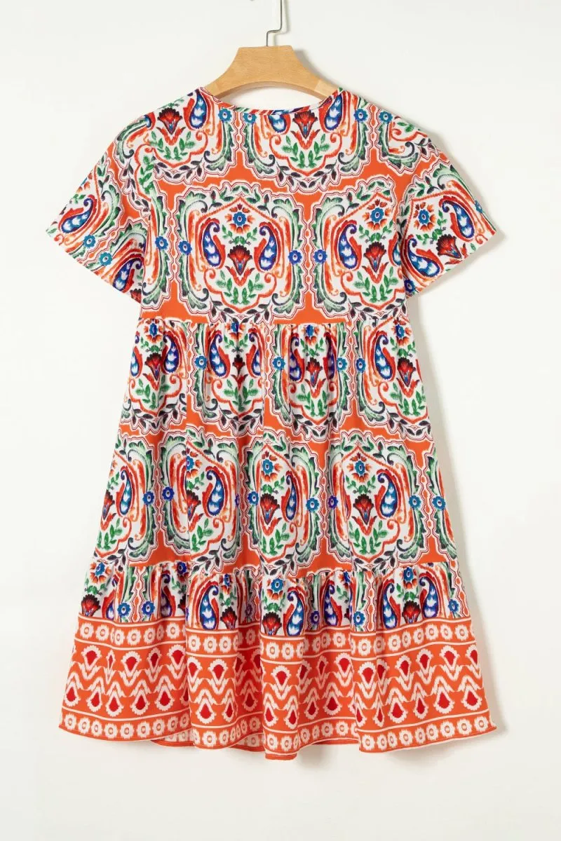 Boho Mini Dress Embrace Summer Vibes