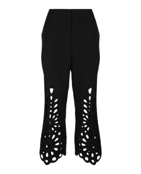 Burberry Womens Isabelle Scalloped Pants