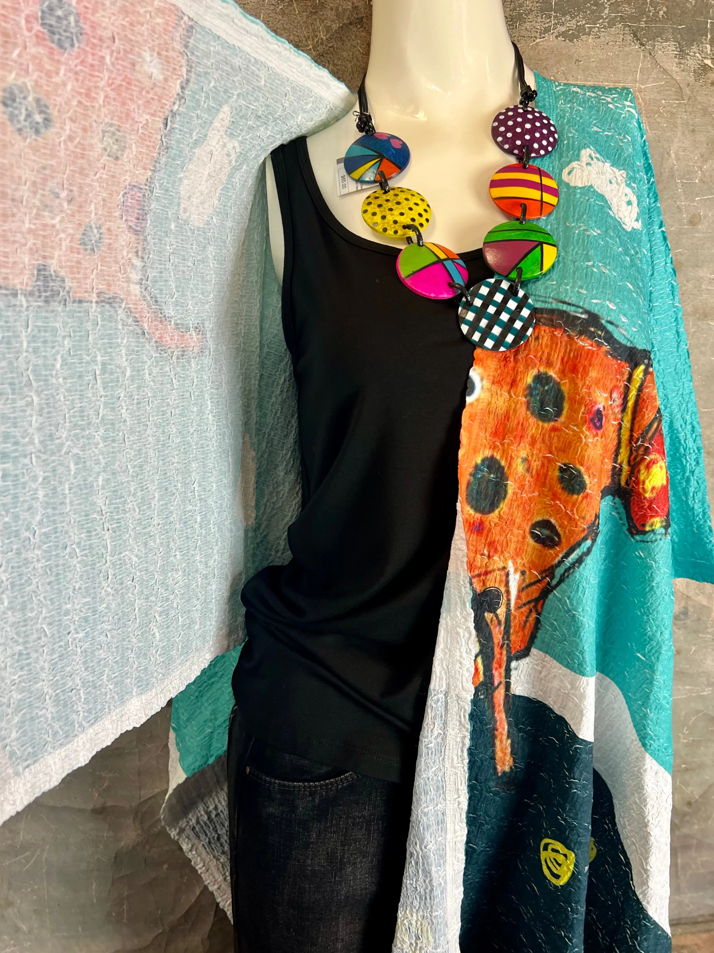 C241 O/S Crinkle Shawl- Mr.Cliffard