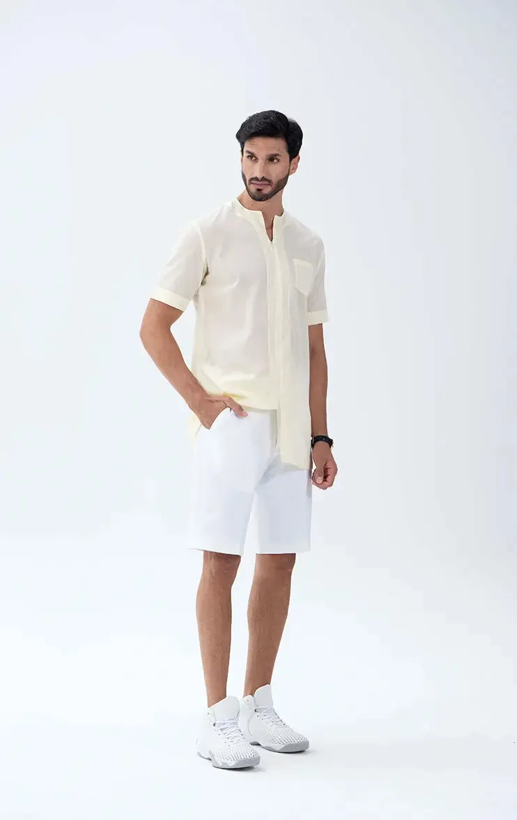 Gauzy Men's Summer Casual Cotton Top 002