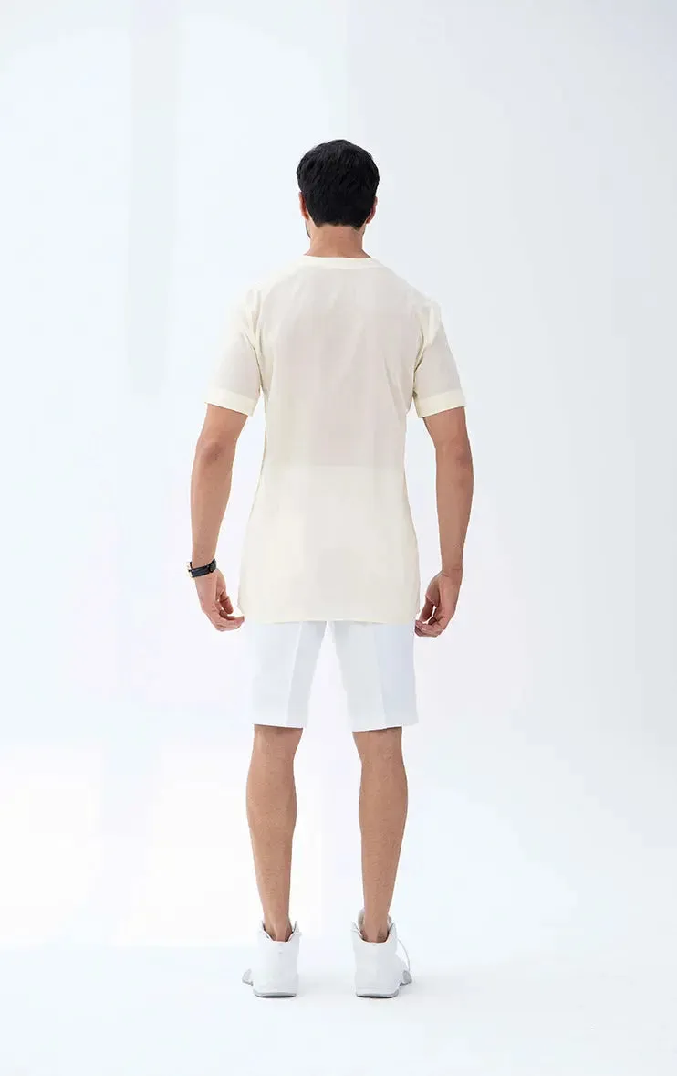 Gauzy Men's Summer Casual Cotton Top 002