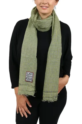 Moschino SCR11242/1 Yellow/Black Checkered  Scarf