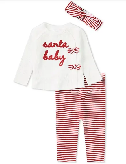 Santa Baby Girl Set