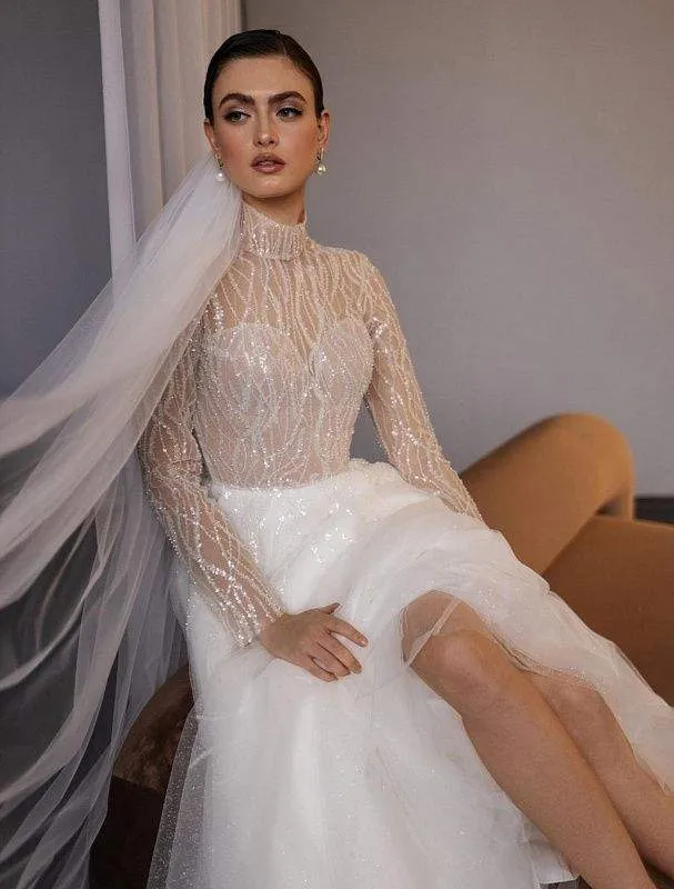 Snip White Wedding Dress