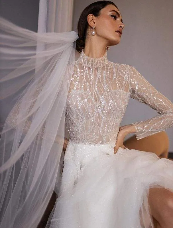 Snip White Wedding Dress