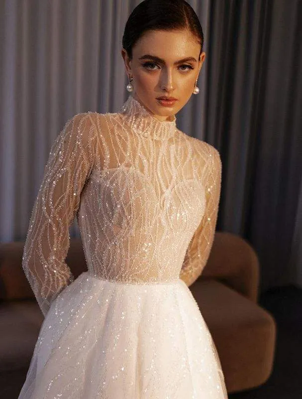 Snip White Wedding Dress